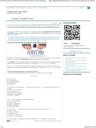 Computers that once took up entire rooms are now to put on desktops and into wristwatches. Contoh Soal Tes Toefl Pbt Download Online Terbaru Gratis Pembahasannya Kumpulan Soal Toefl Pdf