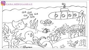 Ada gambar air terjun, pepohonan, pegunungan, pedesaan, dan air terjun juga bisa jadi pilihan lho untuk jadi tema mewarnai. Mewarnai Dan Menggambar Gambar Lautan Untuk Mewarnai