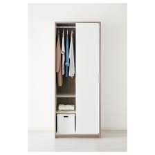 Trysil Garderobeskab Hvid Spejl 79x61x202 Cm Ikea Ikea Garderobe Ikea Ideer Garderobeskab