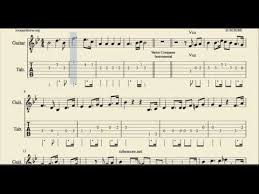 La necesidad de tener una canción una copia de 1847 lo tituló como himnonacional argentino, denominación que recibe en la actualidad. Himno Nacional De Argentina Partitura Del Punteo De Guitarra Tabs Argentina National Anthem Youtube
