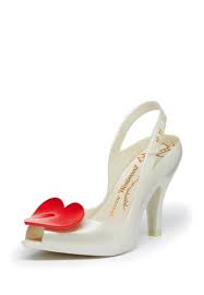 Vivienne Westwood Our Most Popular Wedding Shoe Ever It S Our Lady Dragon Melissa Shoe In White With Red Heart Now Melissa Shoes Bridal Shoes Wedding Shoes