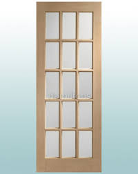 Interior glass doors can be customized to fit your space and personal design aesthetic. Xl Joinery Oak Sa77 15 Pane Clear Bevelled Glass Doors Hamiltons Doors And Floors