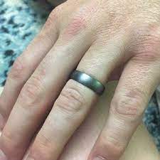 Men S Wedding Band 4 5mm Low Dome 14k Recycled Hand Etsy Gold Wedding Band Sets Yellow Gold Wedding Ring Sets Wedding Rings Sets Gold