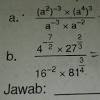 Contoh soal pangkat bulat negatif sifat sifat operasi bilangan berpangkat positif berlaku juga untuk bilangan berpangkat negatif dengan a b bilangan real dan m n bilangan bulat negatif. 1