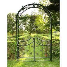 Secret garden garden arch with gate. Secret Garden Arch And Gates Metal Garden Arbor Arbor With Gate Garden Arbors