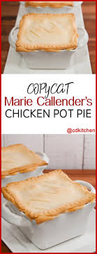 Check spelling or type a new query. Copycat Marie Callender S Chicken Pot Pie Recipe Cdkitchen Com