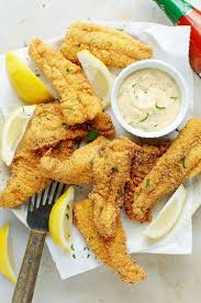 Pat catfish fillets dry with paper towels; Fried Catfish Grandbaby Cakes