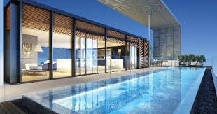 Penthouse Apartment Pool Pent House Rooftop Terrace Design