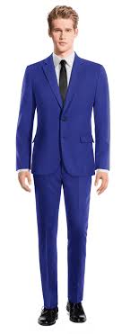 Costume en exclusivité sur marseille costume slim fit 100% laine vierge metalizzato veste courte 2 boutons poches poitrines 2 poches à pattes piqure. Costume Bleu Roi En Laine 299 Hockerty