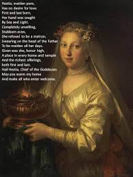 Hestia Vestal Virgin Vestal Queen Of Fire