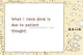 (20) her disappointing exam results are entirely due to her inattention in class. Good Sentence Appreciation What I Have Done Is Due To Patient Thought