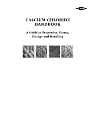 Calcium Chloride Handbook Univers Pages 1 28 Text