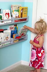 4 Ikea Spice Racks As Kids Book Holders Perfect For Behind The Door Ikea Spice Rack Kids Room Playroom