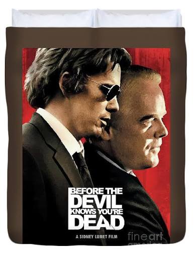 Before The Devil Knows You're Dead Duvet Cover by Bo Kev - Fine Art America