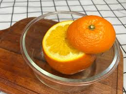 Effective cough relief remedy with steamed orange and salt