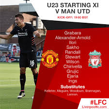These fans are deadly serious and this is just the start of it from. Liverpool Fc On Twitter Here S How The Lfcu23s Line Up Against Manutd Tonight