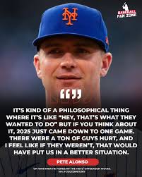 From the outside now, Pete Alonso reflects