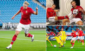 The latest tweets from erling haaland (@erlinghaaland). Erling Haaland Heaps Praise On Martin Odegaard After Netting Norway Hat Trick In Win Over Romania Daily Mail Online