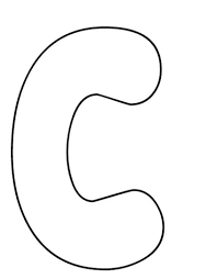 These big printable bubble letters will each cover one full page. Printable Bubble Letter C In 2021 Bubble Letters Letter Stencils Letter Stencils Printables