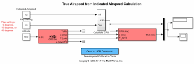 Ideal Airspeed Correction Matlab Simulink