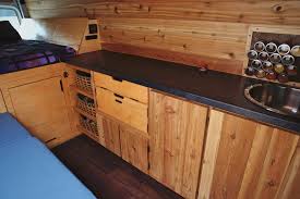 Wall cabinet heights are typically limited as they must fit between kitchen countertops and ceilings. Building Custom Cabinetry For Our Van The Vanimals