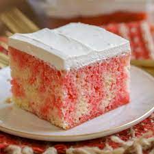 Jello Poke Cake Recipe Works With Any Flavor Of Jello Video Lil Luna Recipe Poke Cake Recipes Strawberry Poke Cakes Poke Cake