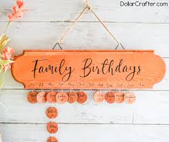 Maybe you would like to learn more about one of these? Diy Family Birthday Board Dollar Crafter