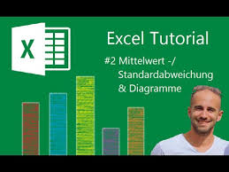 Excel Mittelwert Standardabweichung Und Diagramme Youtube