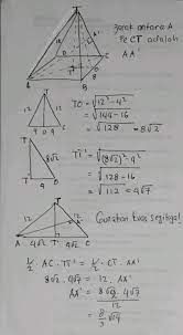 Diketatui limas segiempat beraturan t.abcd seperti pada gambar. Diketahui Limas Segiempat Beraturan T Abcd Panjang Rusuk Alas 12 Ini Aturannya