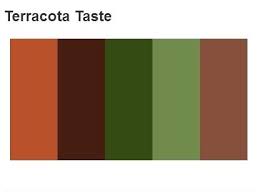 terracottaor scheme terra cottaors paint combinations chart