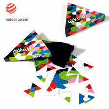 Das spiel tantrix besticht durch drei einfache regeln, durch die am ende aber eine ziemliche herausforderung entsteht. Eckolo Das Dreiecksspiel