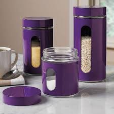 Purple Kitchen Ideas Will Refresh Your House And Improve Your Spirit Purple Kitchen Purple Kitchen Accessories Purple Kitchen Canisters