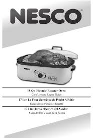 Use enough foil to cover the entire ham. Nesco Roaster Oven Care Use And Recipe Manual Pdf Download Manualslib