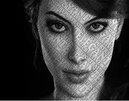 Text Portrait 项目:: Photos, videos, logos, illustrations and branding ::  Behance