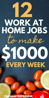 10 Best Work From Home Jobs For 2020 That Makes 5000 Monthly Work From Home Jobs Work From Home Opportunities Home Jobs