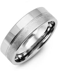 Now, it's time to find the wedding bands that symbolize your marriage as well as your personal styles. Men S Dual Polished Hand Brushed Wedding Ring In Rose Gold 10k 7mm Size 10 Madani Rings