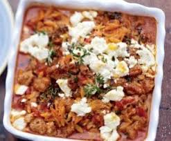 Griechischer Hack Nudel Auflauf Mit Feta Rezept Lecker Rezepte Rezepte Mit Feta Lecker