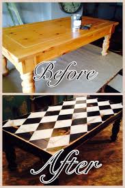 Coffee Table Harlequin Design Black And White Painted Furniture Chalk Paint Furniture Redo Th Redo Furniture Funky Painted Furniture Painted Furniture