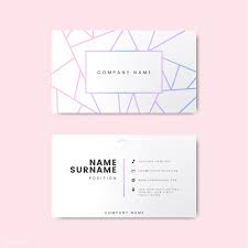 Creative Minimal And Modern Business Card Design Featuring Geometric Shapes Free Image By Business Card Mock Up Modern Business Cards Design Name Card Design