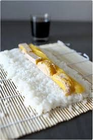 California Maki De Foie Gras A La Mangue Et Caramel Balsamique Recette Alimentation Foie Gras Et Mangue