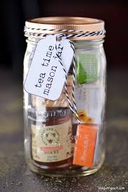 Tea Time Mason Jar Gifts The Gunny Sack Mason Jar Gifts Diy Jar Gifts Mason Jar Christmas Gifts