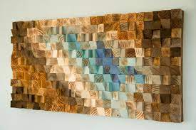 Check spelling or type a new query. Modern Wood Wall Art Wood Mosaic Geometric Art Art Glamour