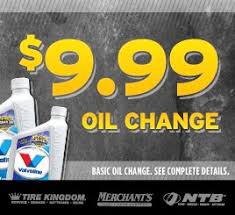 Tire Kingdom Coupon Oil Change Tire Rotation For 12 99 Southern Savers