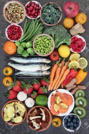 When it comes to your dog's diet, you want the best for his or her health. Healthy Food For Good Health Concept With Super Food Of Sardines Crevettes Fruit Vegetables Herbs And Spice Foods Very High In Antioxidants Anthocyanins Omega 3 Fatty Acids Fiber And Vitamins Stock Photo