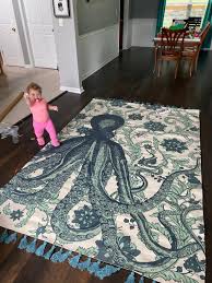 Available for purchase at bobbyberkhome.com. Nuloom Thomas Paul Flatweave Cotton Octopus Area Rug Walmart Com Walmart Com