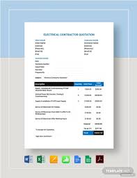By now electrical code requires good labeling of any new breaker box or circuit: Free 11 Electrical Quotation Examples Templates Download Now Examples