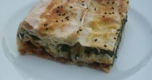 Borek Vom Blech Mit Hackfleisch Spinat Und Feta Rezepte Borek Mit Hackfleisch Turkisches Essen