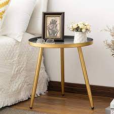 They are available as grand centerpieces or as more minimalist designs. Round Side Table Metal End Table Nightstand Small Tables For Living Room Accent Tables Cheap Side Table For Small Spaces Gold Gray By Aojezor Buy Online At Best Price In Uae Amazon Ae