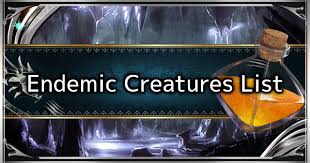 Possibly via ἔνδημος (éndēmos, among one's people, at home, native) and/or french endémique. Mhw Iceborne All Endemic Life List Guide How To Catch Gamewith