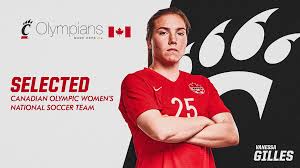 Naeher has been a consistent performer in goal for the uswnt and for her club side chicago red stars for several years now. Vanessa Gilles Named To Canadian Olympic Women S National Team University Of Cincinnati Athletics